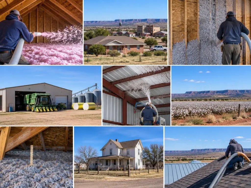 Blown-In Attic Insulation in Sweetwater, TX